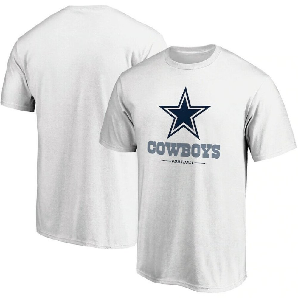 Fanatics Dallas Cowboys Big & Tall White T-Shirt NFL Licensed NEW Size X-Large